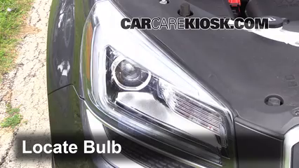 2013 GMC Acadia SLT 3.6L V6 Lights Headlight (replace bulb)